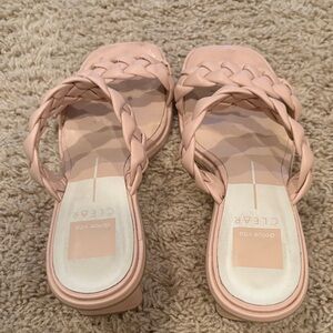 Dolce Vita Women's Pink Braided Sandals